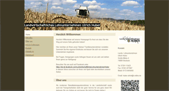 Desktop Screenshot of landw-lohnunternehmen-huber.de